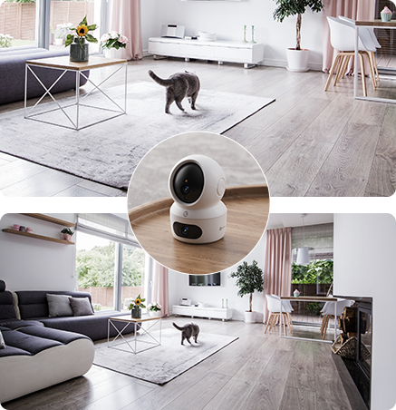 H7c Dual 2K⁺ & 2K⁺ Dual-Lens Pan & Tilt Wi-Fi Camera H7c Dual 2K⁺ & 2K⁺ Dual-Lens Pan & Tilt Wi-Fi Camera